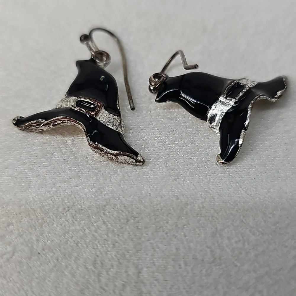 Witchy Hat Earrings‎ Costume Party Novelty Halloween Fun
